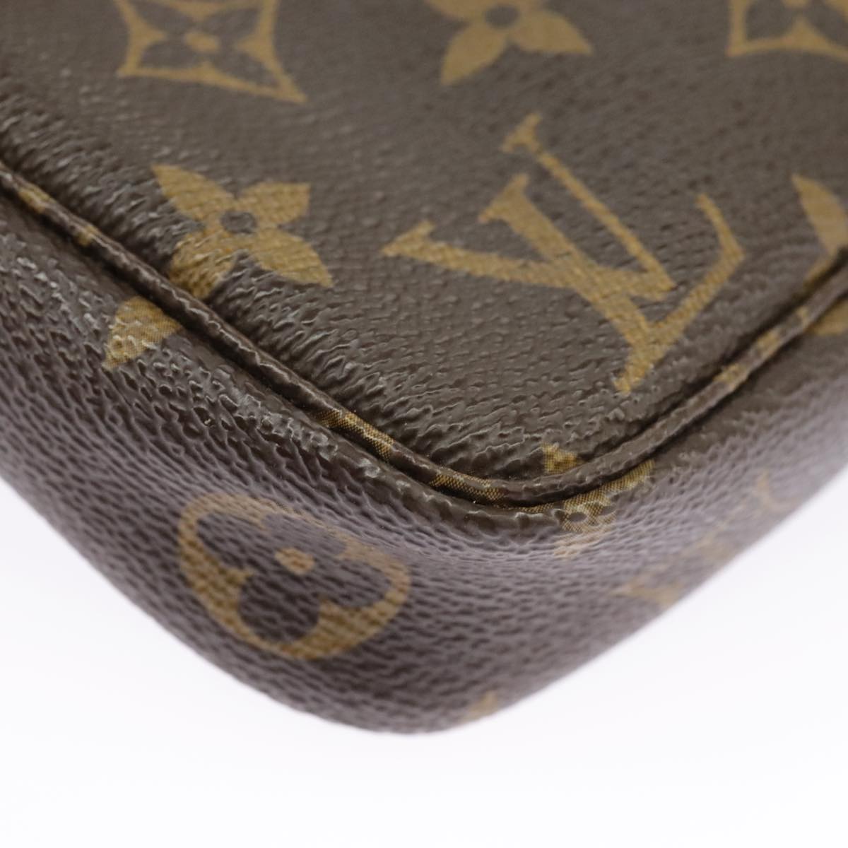 LOUIS VUITTON Monogram Pochette Accessoires Pouch M51980 LV Auth 101103