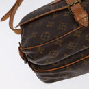 LOUIS VUITTON Monogram Saumur 30 Shoulder Bag M42256 LV Auth 101105-15
