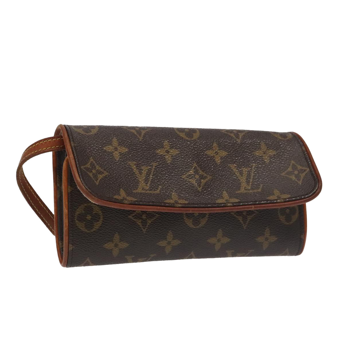 LOUIS VUITTON Monogram Pochette Twin PM Shoulder Bag M51854 LV Auth 101110