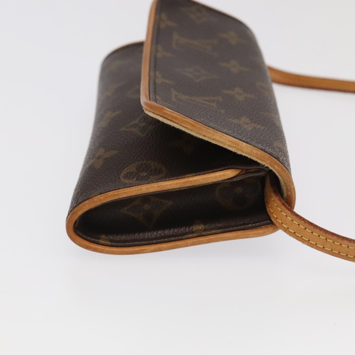 LOUIS VUITTON Monogram Pochette Twin PM Shoulder Bag M51854 LV Auth 101114