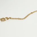 Salvatore Ferragamo Chain Shoulder Bag Enamel Black Gold Auth 101117-14