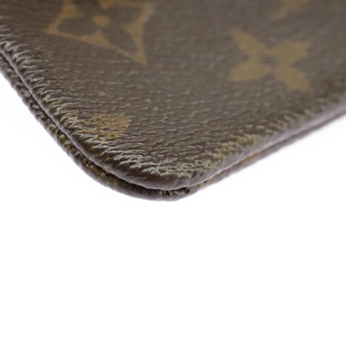 LOUIS VUITTON Monogram Pochette Cles Coin Purse M60033 LV Auth 101121