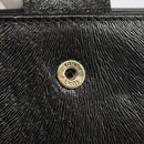 FENDI Wallet Leather Black Auth 101125-14
