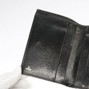 FENDI Wallet Leather Black Auth 101125-18