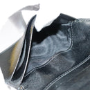 FENDI Wallet Leather Black Auth 101125-21