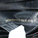FENDI Wallet Leather Black Auth 101125-27