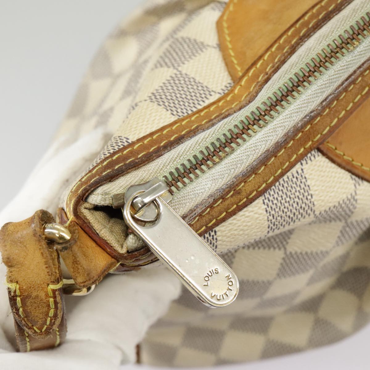 LOUIS VUITTON Damier Azur Siracusa PM Shoulder Bag N41113 LV Auth 89899