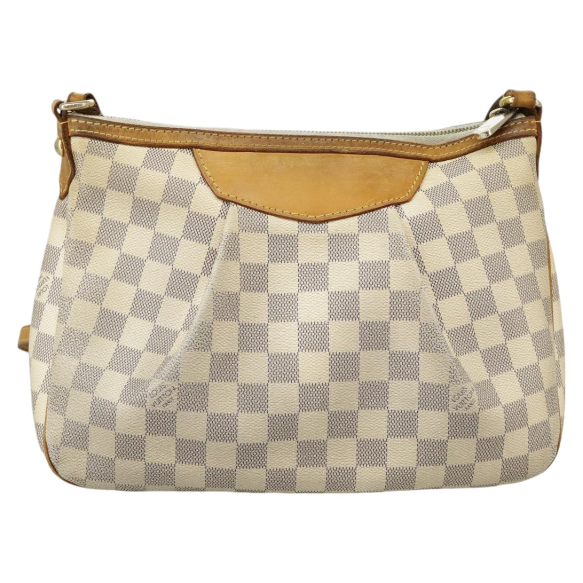 LOUIS VUITTON Damier Azur Siracusa PM Shoulder Bag N41113 LV Auth 89899