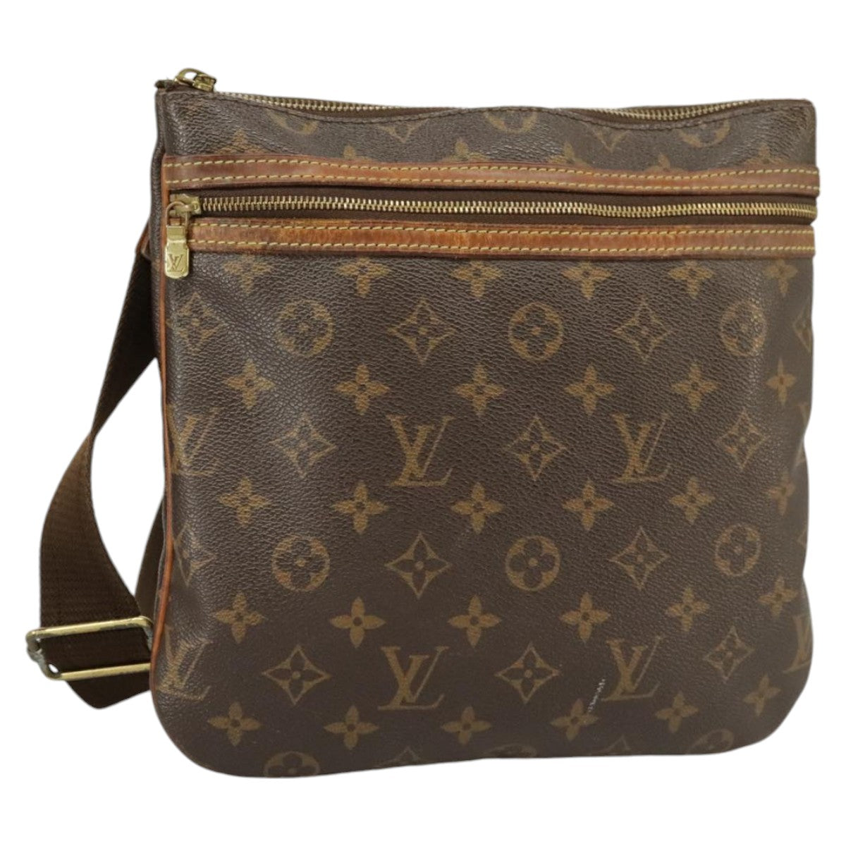 LOUIS VUITTON Monogram Pochette Bosphore Shoulder Bag M40044 LV Auth 101134