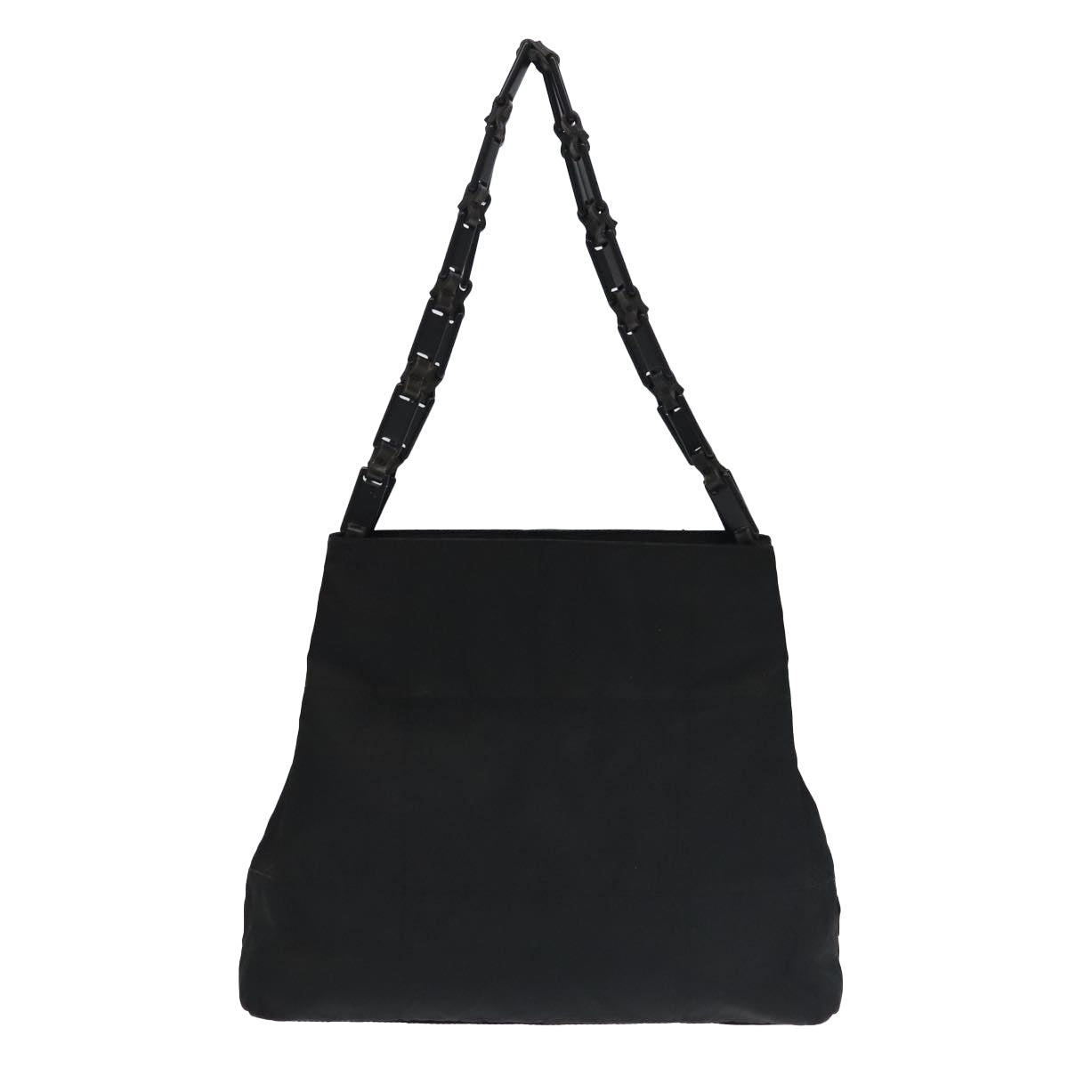 PRADA Shoulder Bag Nylon Black Auth 101140