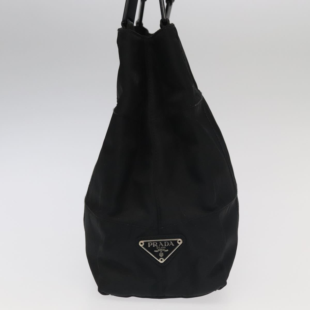 PRADA Shoulder Bag Nylon Black Auth 101140