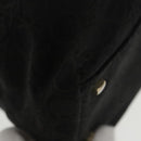 Salvatore Ferragamo Shoulder Bag Canvas Black Auth 101143-11