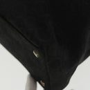 Salvatore Ferragamo Shoulder Bag Canvas Black Auth 101143-14