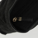 Salvatore Ferragamo Shoulder Bag Canvas Black Auth 101143-15