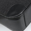 CELINE C Macadam Canvas Shoulder Bag Black Auth 101150-14