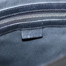 CELINE C Macadam Canvas Shoulder Bag Black Auth 101150-17