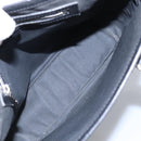 CELINE C Macadam Canvas Shoulder Bag Black Auth 101150-11