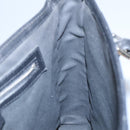 CELINE C Macadam Canvas Shoulder Bag Black Auth 101150-18