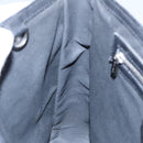 CELINE C Macadam Canvas Shoulder Bag Black Auth 101150-19