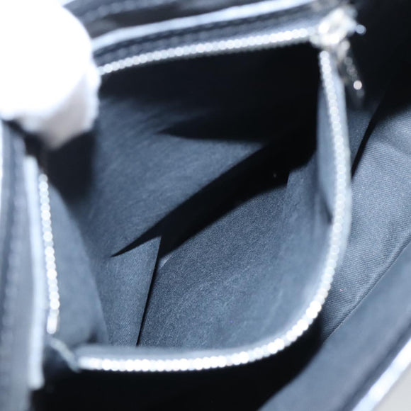 CELINE C Macadam Canvas Shoulder Bag Black Auth 101150