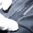 CELINE C Macadam Canvas Shoulder Bag Black Auth 101150-12