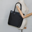 CELINE C Macadam Canvas Shoulder Bag Black Auth 101150-21