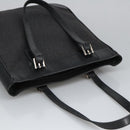 CELINE C Macadam Canvas Shoulder Bag Black Auth 101150-6