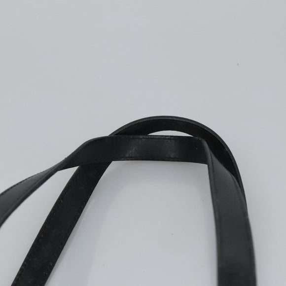 CELINE C Macadam Canvas Shoulder Bag Black Auth 101150