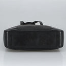 CELINE C Macadam Canvas Shoulder Bag Black Auth 101150-5