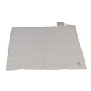 HERMES Handkerchief Cotton White Auth 101161-1