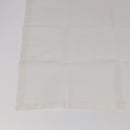 HERMES Handkerchief Cotton White Auth 101161-4