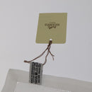 HERMES Handkerchief Cotton White Auth 101161-9