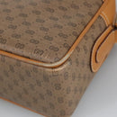 GUCCI Micro GG Supreme Shoulder Bag PVC Leather Beige Gold Auth 101192-9