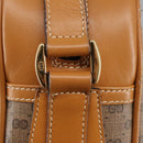 GUCCI Micro GG Supreme Shoulder Bag PVC Leather Beige Gold Auth 101192-17