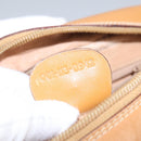 GUCCI Micro GG Supreme Shoulder Bag PVC Leather Beige Gold Auth 101192-12