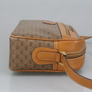 GUCCI Micro GG Supreme Shoulder Bag PVC Leather Beige Gold Auth 101192-3