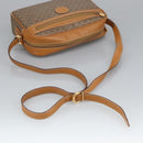GUCCI Micro GG Supreme Shoulder Bag PVC Leather Beige Gold Auth 101192-7