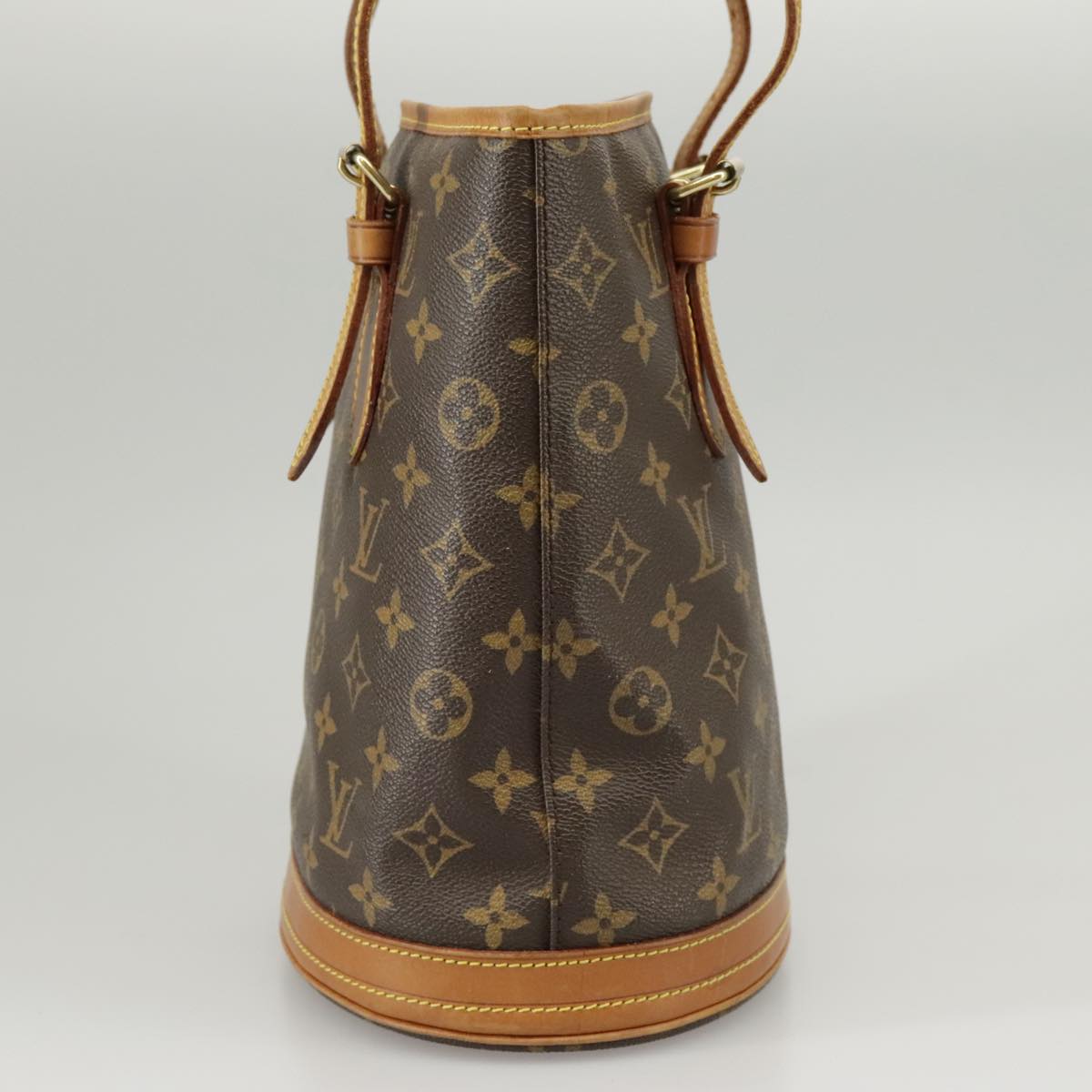 LOUIS VUITTON Monogram Bucket PM Shoulder Bag M42238 LV Auth bs20014