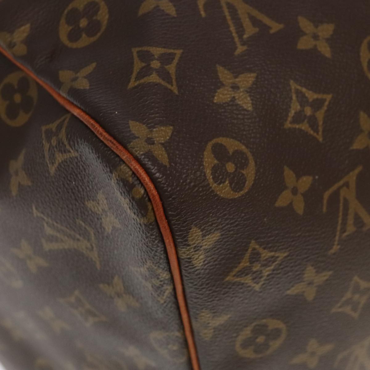 LOUIS VUITTON Monogram Keepall 60 Boston Bag M41422 LV Auth 101204