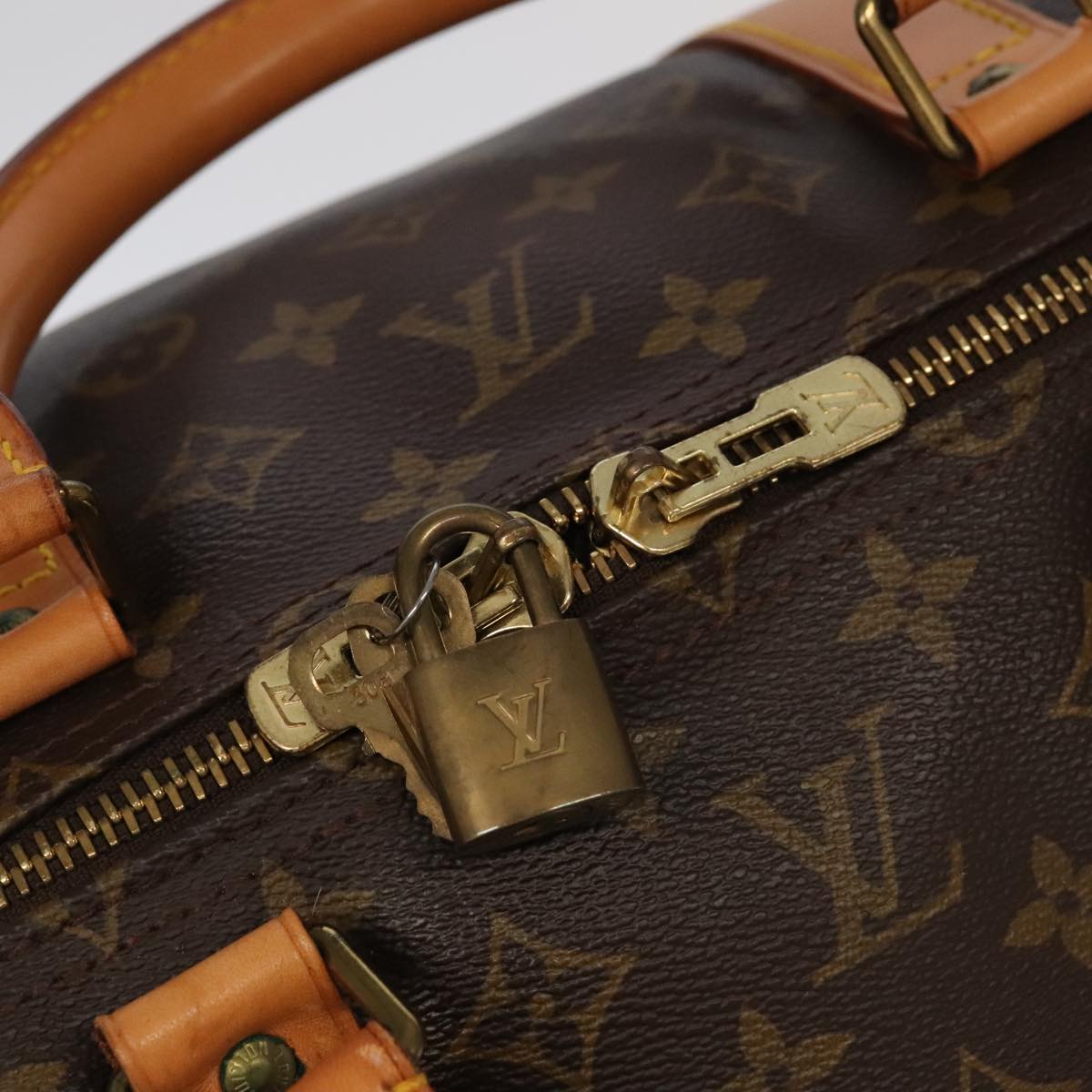 LOUIS VUITTON Monogram Keepall 60 Boston Bag M41422 LV Auth 101204