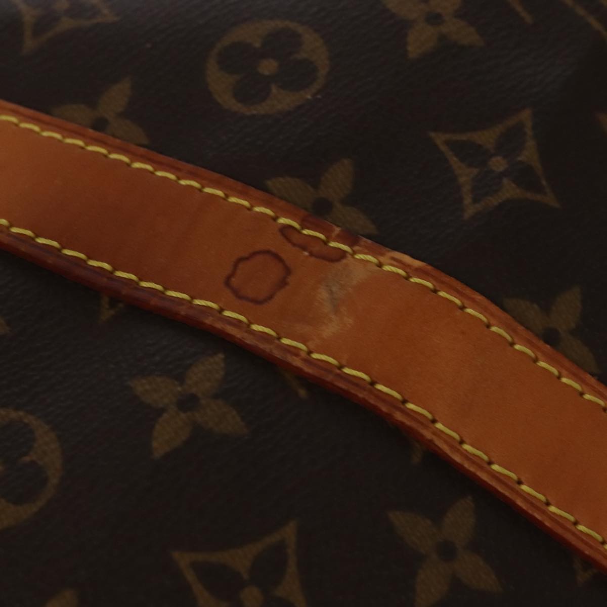 LOUIS VUITTON Monogram Keepall Bandouliere 60 Boston Bag M41412 LV Auth 100996