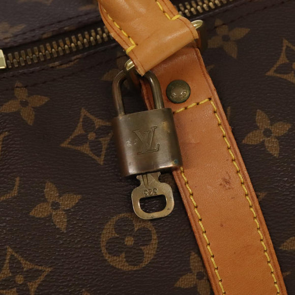 LOUIS VUITTON Monogram Keepall Bandouliere 60 Boston Bag M41412 LV Auth 101205