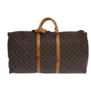 LOUIS VUITTON Monogram Keepall Bandouliere 60 Boston Bag M41412 LV Auth 101205-13