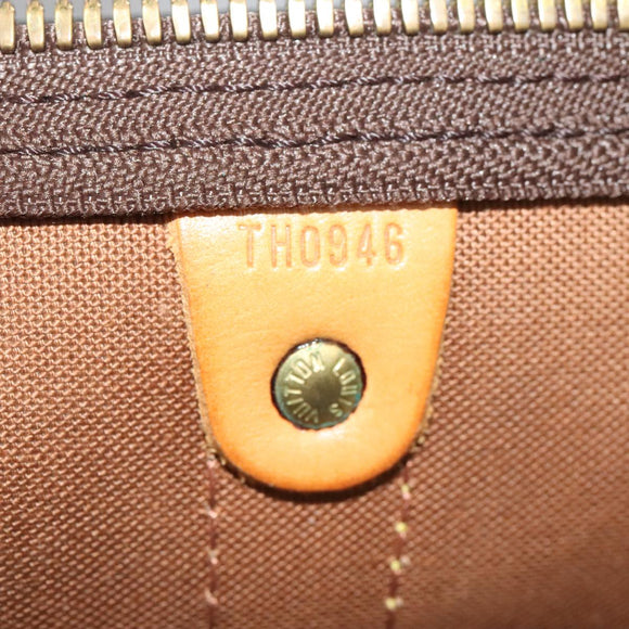 LOUIS VUITTON Monogram Keepall Bandouliere 60 Boston Bag M41412 LV Auth 101205