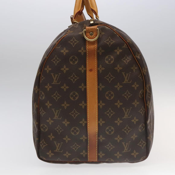 LOUIS VUITTON Monogram Keepall Bandouliere 60 Boston Bag M41412 LV Auth 101205