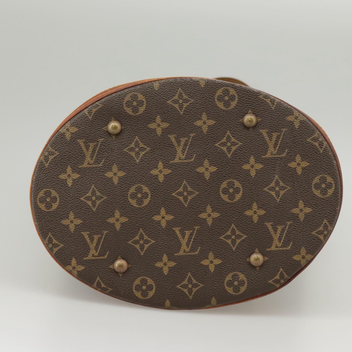 LOUIS VUITTON Monogram Bucket GM Shoulder Bag M42236 LV Auth 101211