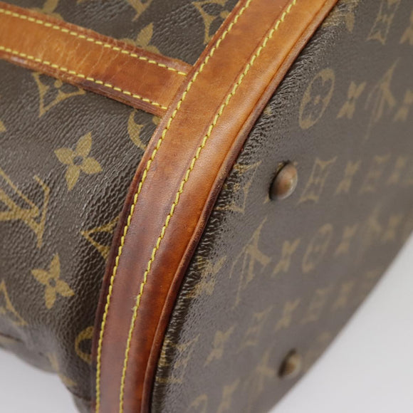 LOUIS VUITTON Monogram Bucket GM Shoulder Bag M42236 LV Auth 101211