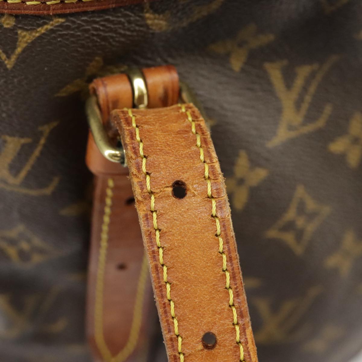 LOUIS VUITTON Monogram Bucket GM Shoulder Bag M42236 LV Auth 101211