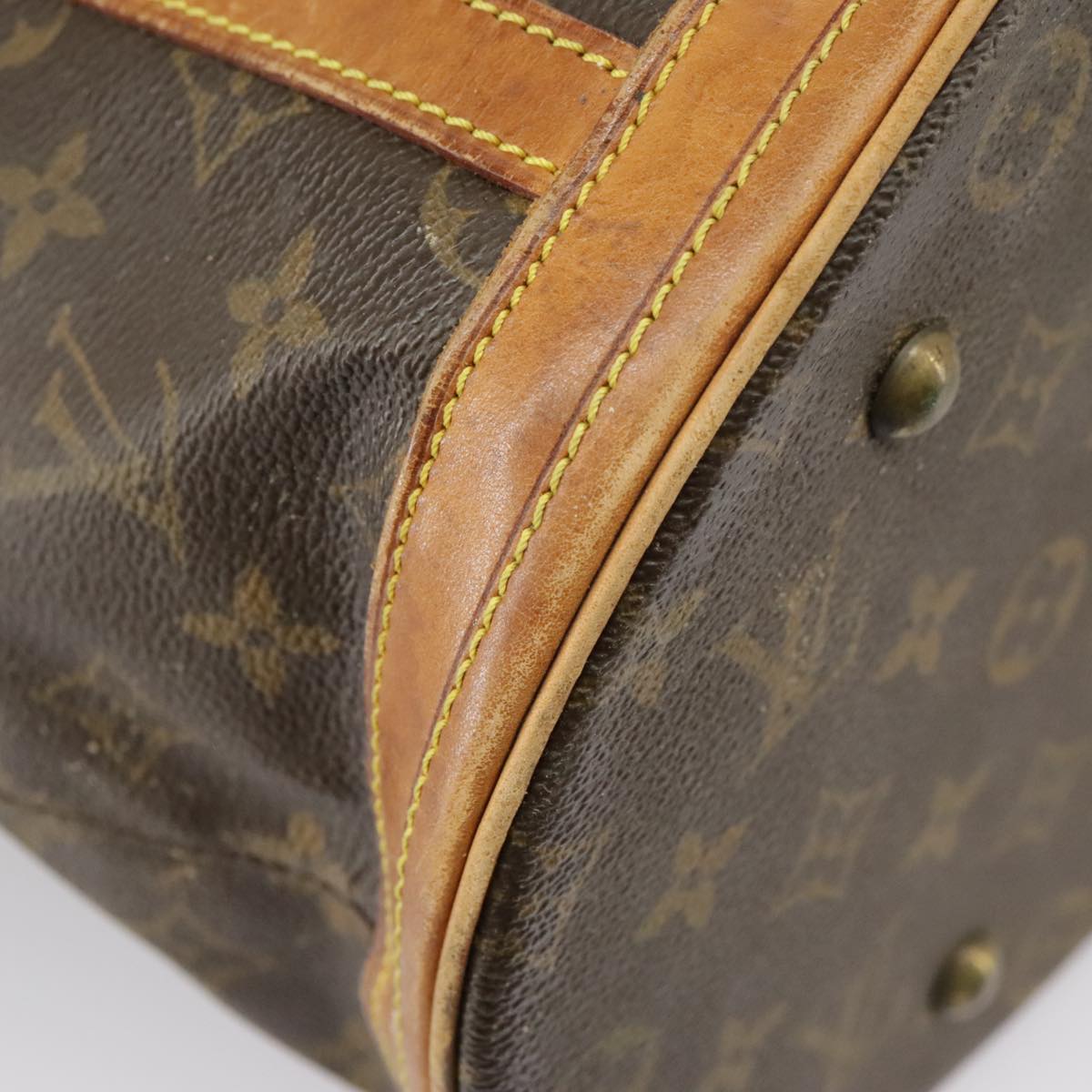 LOUIS VUITTON Monogram Bucket GM Shoulder Bag M42236 LV Auth 101212