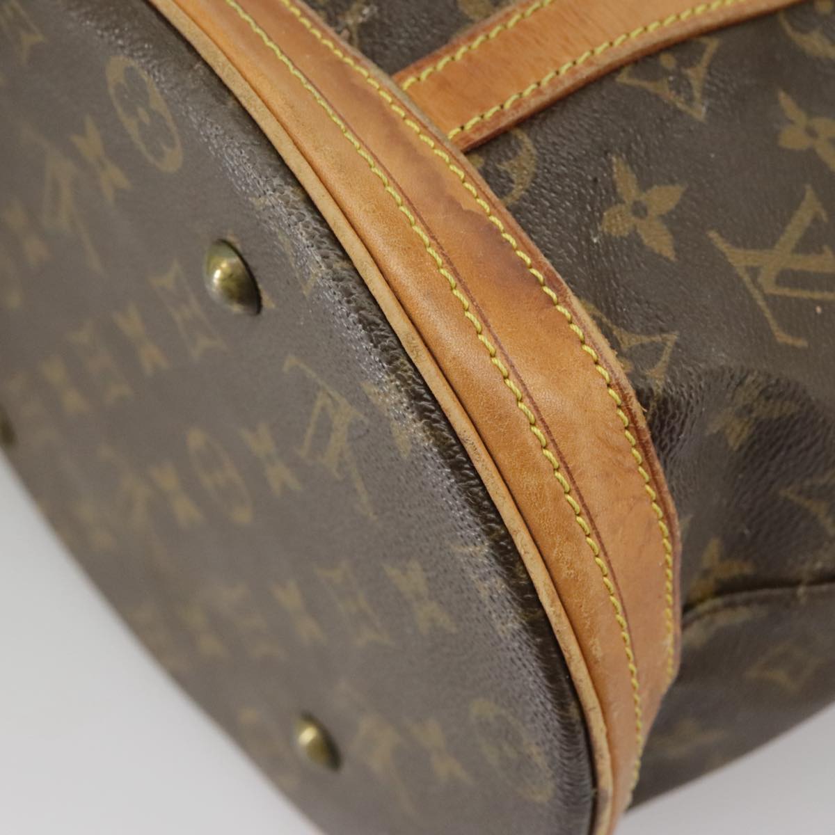 LOUIS VUITTON Monogram Bucket GM Shoulder Bag M42236 LV Auth 101212